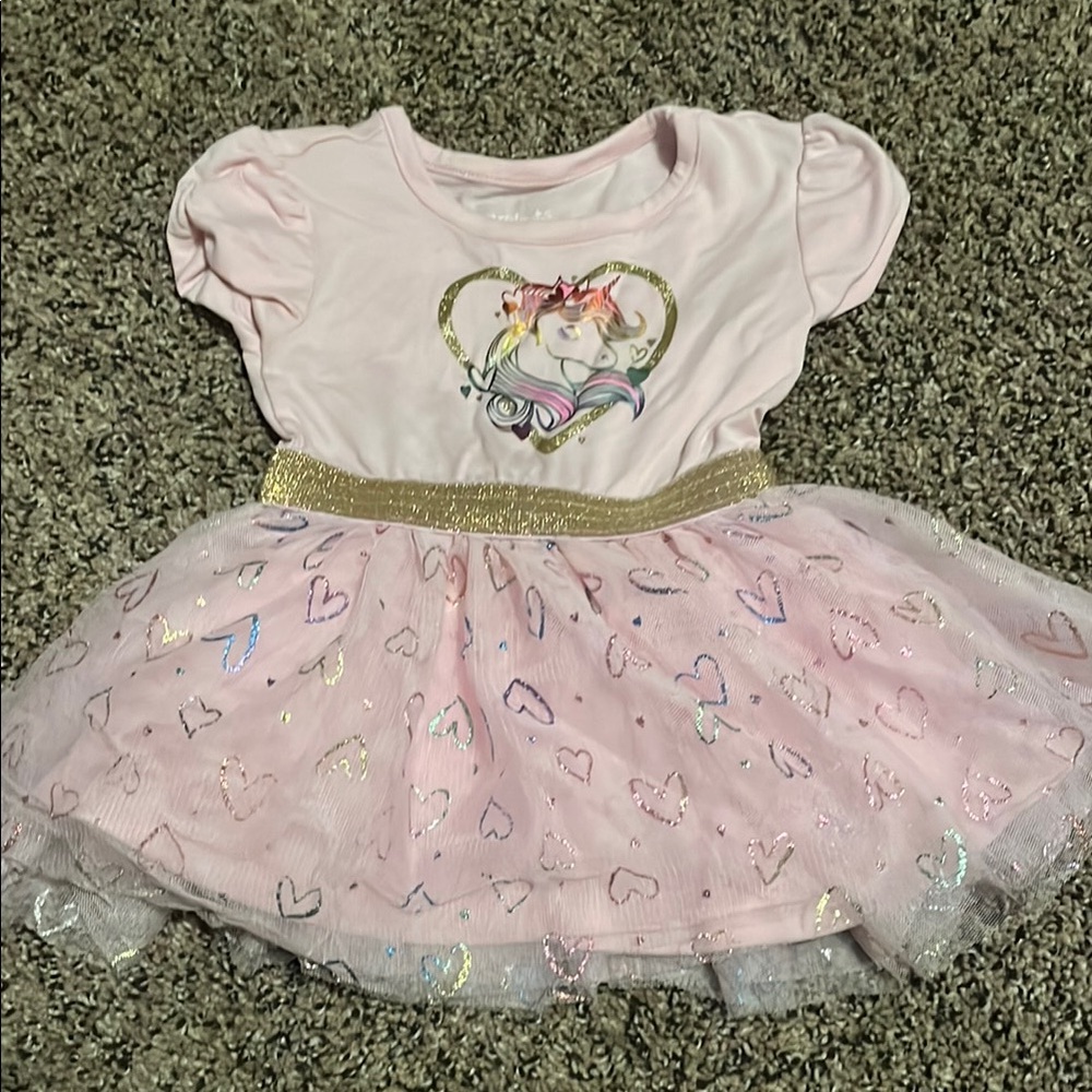 Pink Unicorn Tutu Dress